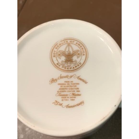 Boy Scouts of America 75th Anniversary Vintage Mug 1910-1985 - Picture 2 of 6